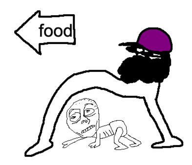 Tomar steps over starving baby for own gain